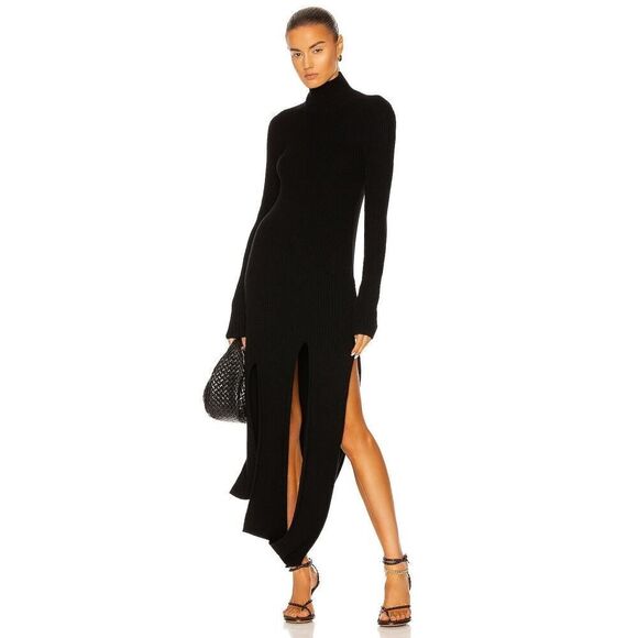 BOTTEGA VENETA Slash Rib Dress Wool XS - Picture 1 of 14
